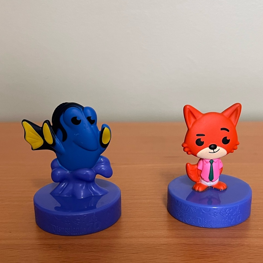 NEW McDonald's Disneyland Resort 70th Celebration Happy Meal Dory Nick Wilde